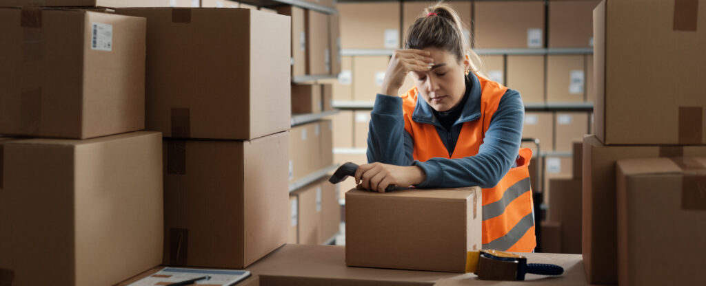 Supply chain risks at a warehouse