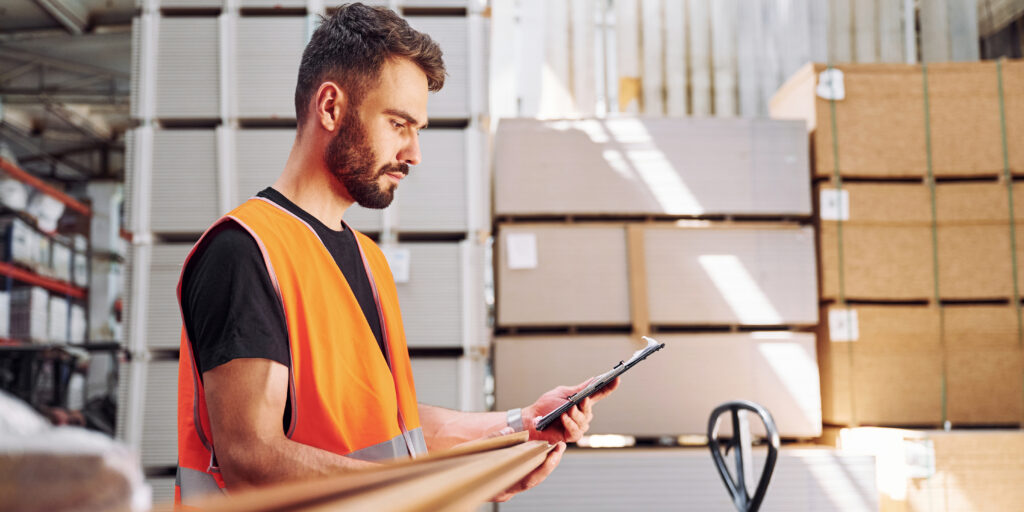 Inventory count at a warehouse